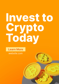 Invest to Crypto Poster Image Preview