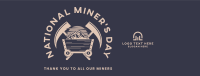 Miners Day Celebration Facebook Cover Design