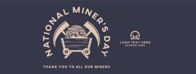 Miners Day Celebration Facebook cover Image Preview