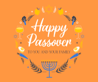 Passover Wreath Facebook post Image Preview