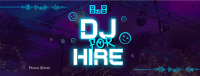 Hiring Party DJ Facebook cover Image Preview