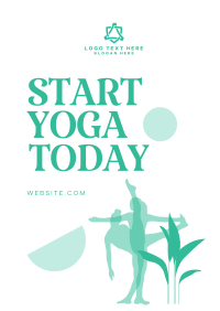 Start Yoga Now Flyer Design