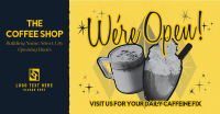 Midcentury Modern Coffee Shop Facebook Ad Design