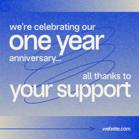 Modern Business Anniversary Instagram Post Preview