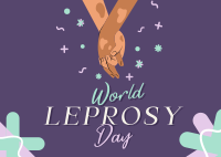 Celebrate Leprosy Day Postcard Image Preview