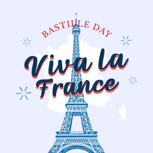 Celebrate Bastille Day Instagram post Image Preview