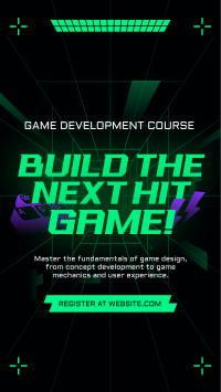 Game Development Course Instagram Reel Image Preview