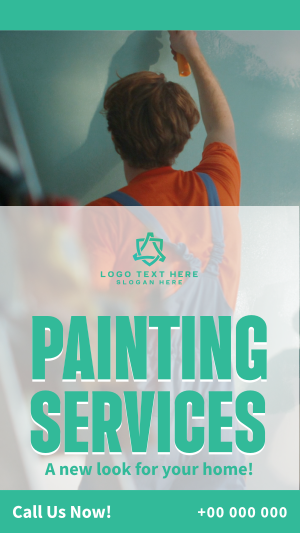 Painting Services Facebook story Image Preview