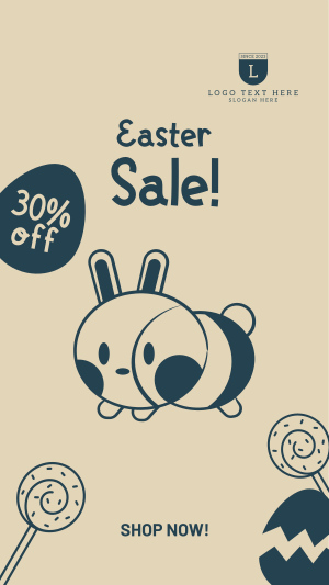 Blessed Easter Sale Facebook story Image Preview