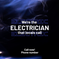 Electrician Service Instagram Post Design