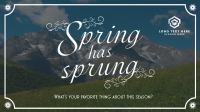 Spring Mountains Animation Preview