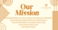 Our Abstract Mission Facebook Ad Design