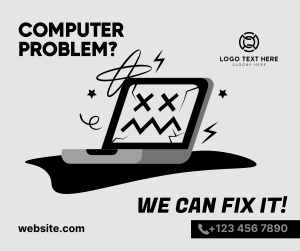 Computer Problem Repair Facebook post Image Preview