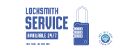 Locksmith Services Facebook cover Image Preview