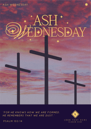 Modern Nostalgia Ash Wednesday Poster Image Preview