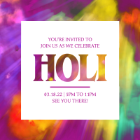 Holi Rays Instagram post Image Preview