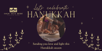 Hanukkah Family Tradition Twitter Post Design
