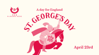 Happy St. George's Day Facebook event cover Image Preview