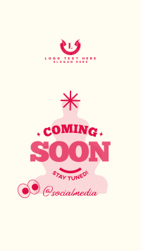 Coming Soon Emoji TikTok Video Design