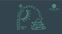 Happy Holi! Facebook Event Cover Design