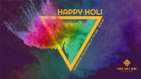 Holi Color Explosion Facebook event cover Image Preview