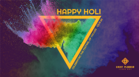 Holi Color Explosion Facebook event cover Image Preview