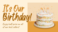 Business Birthday Greeting Animation Design