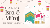 Isra and Mi'raj Night Journey Facebook Event Cover Design