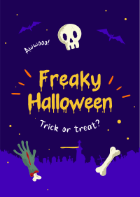 Freaky Halloween Flyer Design
