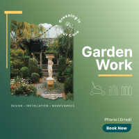 Garden Work Instagram post Image Preview