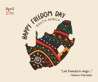South African Freedom Day Facebook Post Design