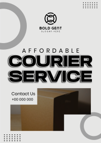 Affordable Courier Service Poster Image Preview