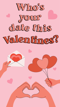 Who’s your date this Valentines? TikTok Video Design