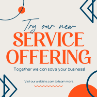 New Service Offer Instagram post Image Preview