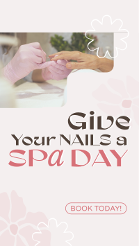 Nail Spa Day YouTube short Image Preview