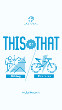 This or That Exercise Facebook Story Design