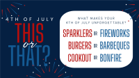 4th of July This or That Facebook event cover Image Preview