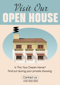 Minimal Open House Poster Image Preview