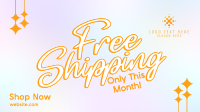 Sparkly Shipping Promo Animation Image Preview