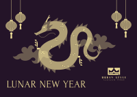 New Year of the Dragon Postcard Design