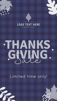 Thanksgivings Checker Pattern Instagram story Image Preview