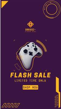 Gaming Flash Sale Facebook Story Design
