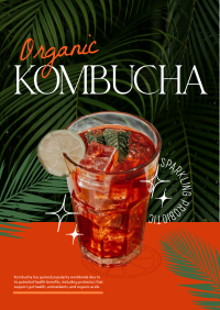 Organic Kombucha Flyer Image Preview