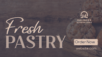 Rustic Pastry Bakery Facebook Event Cover Design