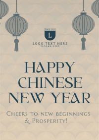 Lantern Chinese New Year Flyer Image Preview
