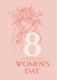 Rose Women's Day Flyer Design