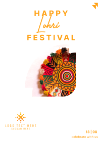 Lohri Fest Poster Design