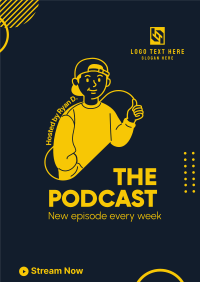 Guy Podcast Poster Design