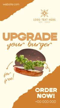 Upgrade your Burger! YouTube short Image Preview