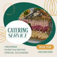 Classy Catering Service Instagram Post Design